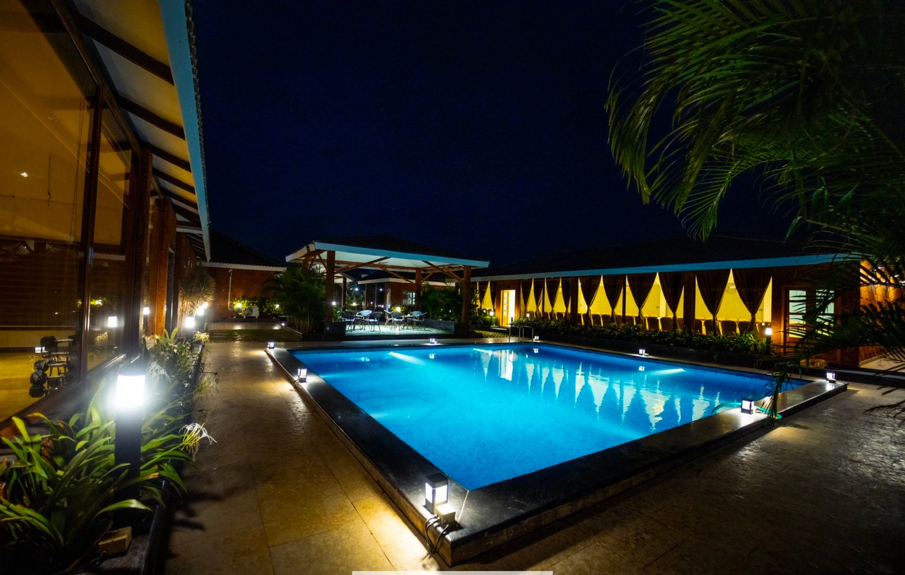 Night pool ambience at The Ranch Resorts